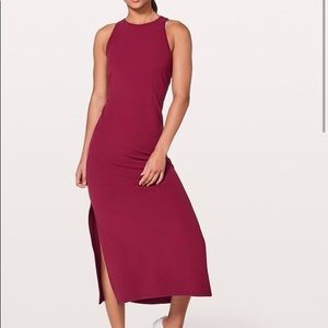Lululemon Get Going Ruby Wine dress size 10
